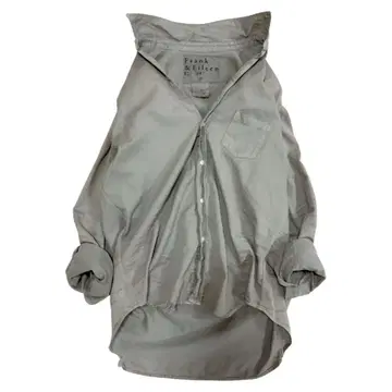 레어 EILEEN 모델 프랭크&아이린 컬러 데님 셔츠 크러쉬