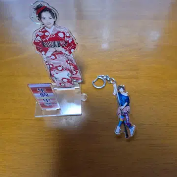 이코마 리나 아크릴 스탠드 키링 세트