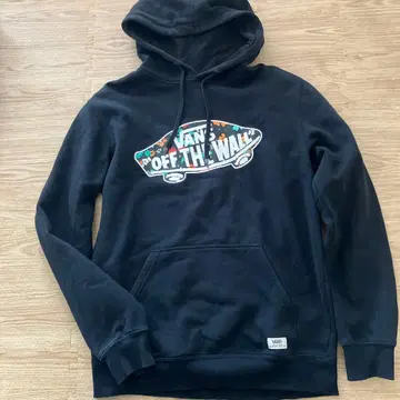 VANS 풀오버 후드티 블랙 M