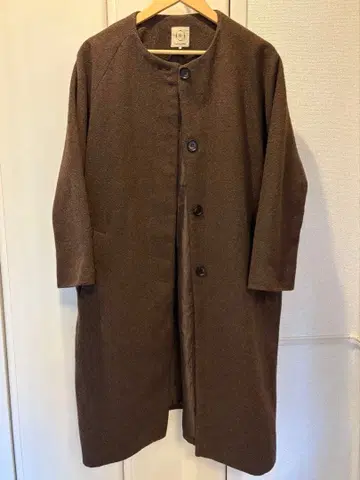 새상품급 사만사 모스모스 SM2 레이스 달린 라운드넥 롱 코트