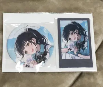 니지산지 야마가미 카루타 생일 캔뱃지 폴라로이드풍 카드