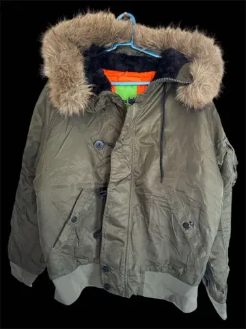 N2b y2k 퍼 다운 퍼 자켓 플라이트 자켓