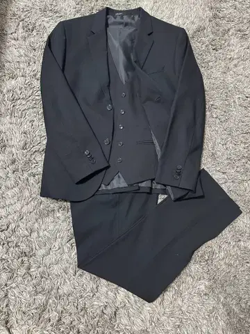 H&M 에이치앤엠 블랙 수트 3세트