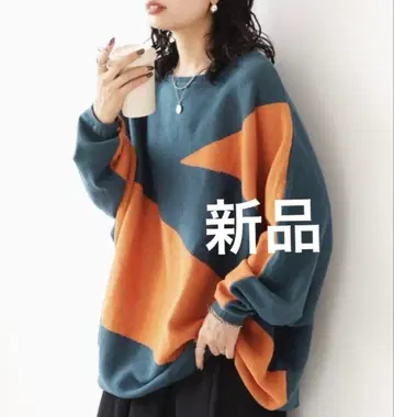 안티카 새상품 최종 가격 인하 오샤레 돌먼 니트