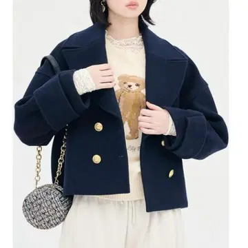 Lily Brown / 릴리 브라운 더블 버튼 숏코트 23 가을/겨울