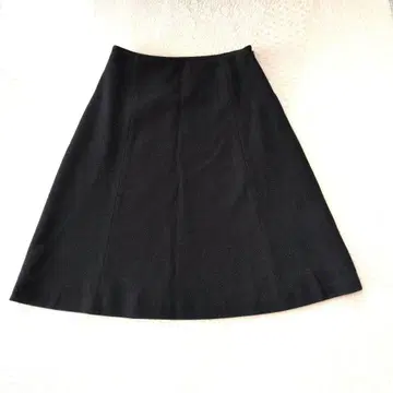 INDIVI 블랙 플레어 스커트 03호