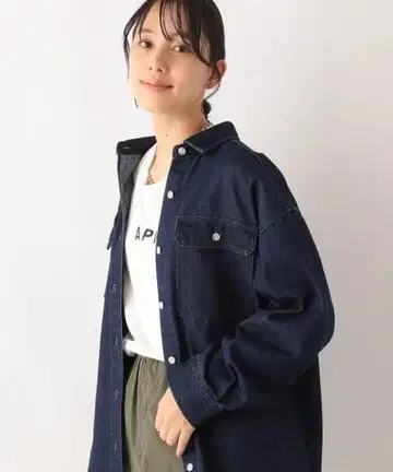 GOOD 데님 셔츠 오버 사이즈 데님