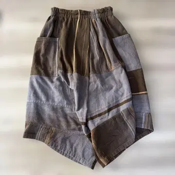 사루엘 팬츠 그레이와 브라운