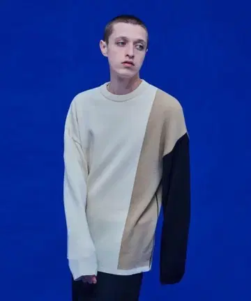 UNITED TOKYO 콤비 스무스 니트 T