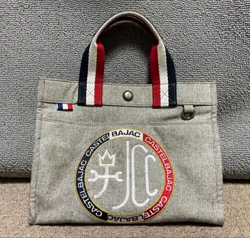 까스텔바작 로고 자수 데님 조 미니 토트백 카트 백