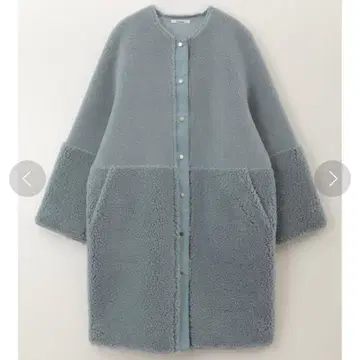 Faux Mouton Coat 블루