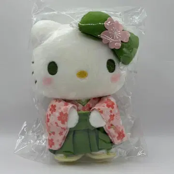 [ 미개봉 ] 산리오 말차 기모노 헬로키티 봉제 인형 S