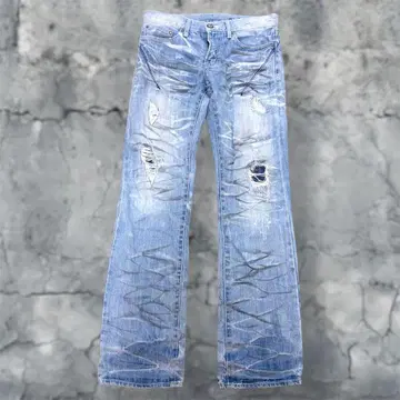 00s 남성용 데미지 데님 - - . B03