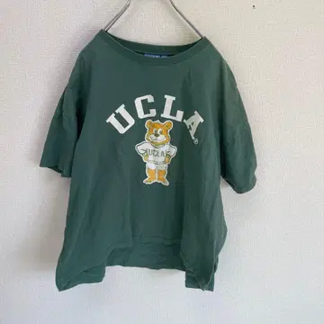 [ UCLA ] 그린 프린트 T셔츠