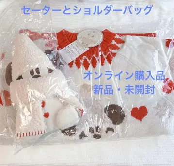 디즈니 2024 크리스마스 리루린린 스웨터 숄더백