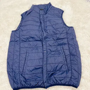 네이비 다운 베스트 2 포켓