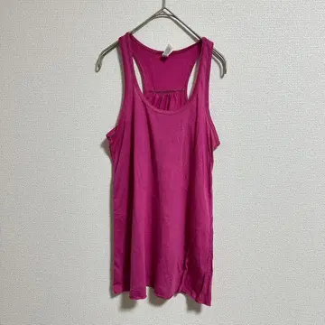 BELLALUNA 핑크 탱크탑 요가웨어 여성용 XS