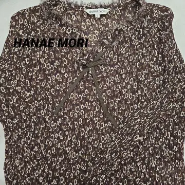 새상품 HANAEMORI 하나에모리 꽃무늬 블라우스 티셔츠 L