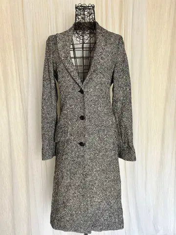 윔 가젯 체스터 코트 FREE SIZE 여성용 코트 그레이