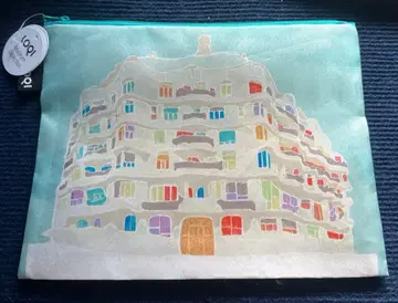 [ 스페인 기념품 ] 카사 미라 패턴 나일론 파우치