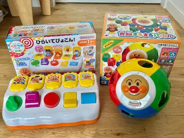 호빵맨 뇌 발달 동글동글 퍼즐 & 베이비라보 펼치면 뿅! 박스 포함 세트