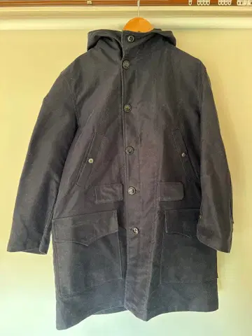 BlueBlue 후드 부착 모즈 코트 size 1