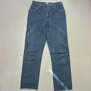 MOSCHINO 다크 블루 스트레이트 데님