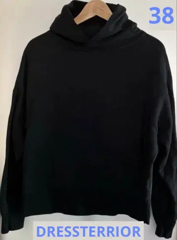 DRESSTERRIOR 드레스 풀오버 후드티 블랙 38