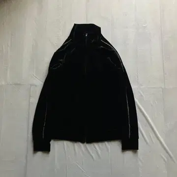 나노 유니버스 / velours track jacket 블랙 골드 라메