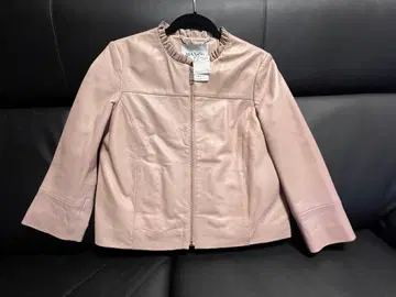 Max &Co 택 포함 새상품 자켓 라이더 가죽 코트 사이즈 44