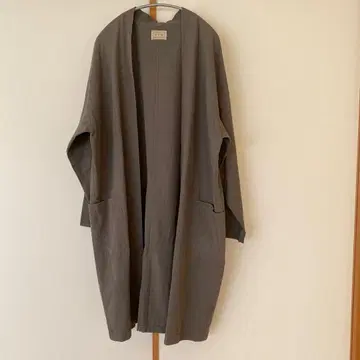 나카가와 마사시치 상점 축제 의상 코트 그레이 (먹) L