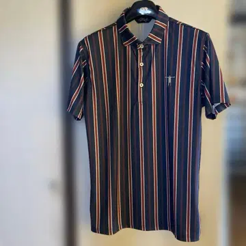 새상품 오지 T 맥 스트라이프 반팔 피케 셔츠