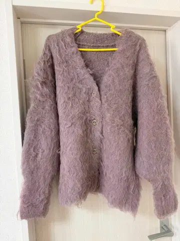 샤기 가디건 PIGALLE SHAGGY CARDIGAN