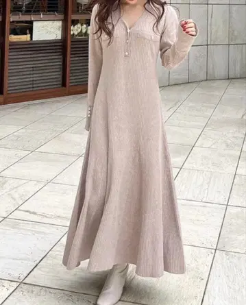 [택 포함] COCODEAL 롱 니트 원피스