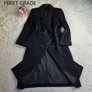 새상품급 퍼스트 그레이드 퓨어 캐시미어 100% 맥시 길이 롱 코트 L