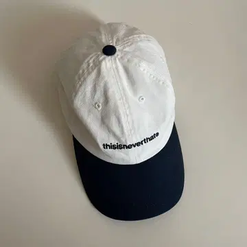 thisisneverthat 캡 화이트/네이비