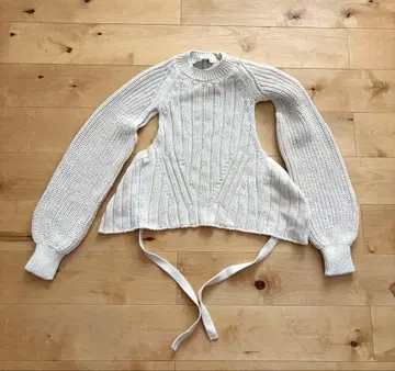 ZARA 케이블 짜임 니트