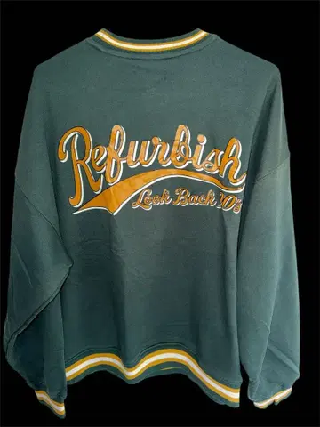 다크 그린 트레이닝복 로고 자수