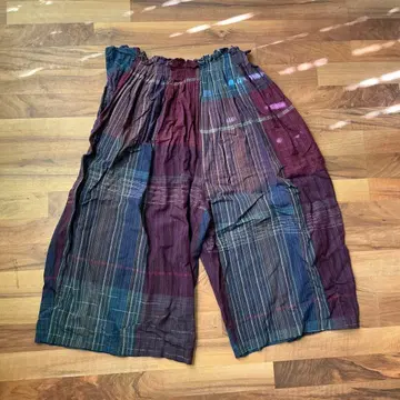 요건 레일 와이드 팬츠