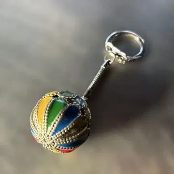 다색 볼형 금속 키링 쇼와 키링 쇼와 레트로 레트로 잡화