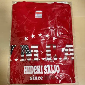 사이조 히데키 YMCA T셔츠 미사용 새상품