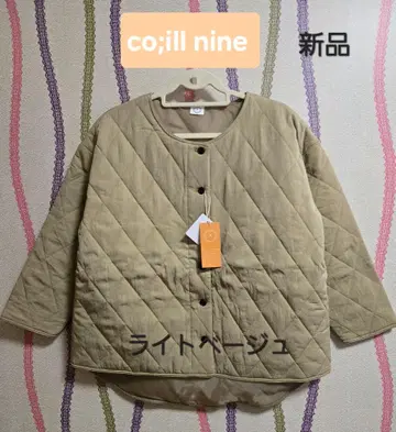 [ co;ill nine ] 노카라 퀼팅 자켓 새상품