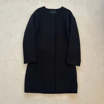 ESTNATION 블랙 롱 코트