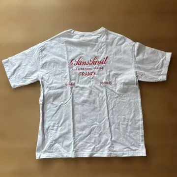 유나이티드 애로우즈 화이트 T셔츠 프랑스제