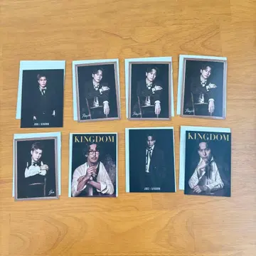 KINGDOM 포토 카드 8장 세트, 개별 판매 가능