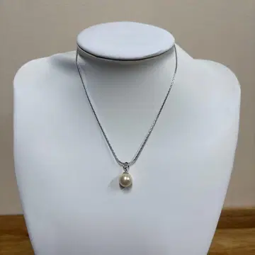 심플 펄 목걸이