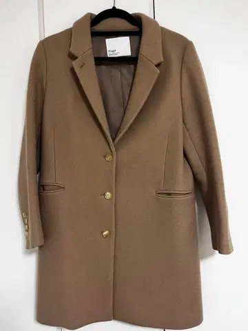 plage 플라주 체스터 코트 카멜