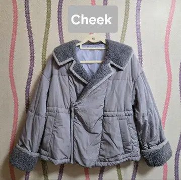 [ Cheek 티크 ] 충전솜 보아 자켓 코트 새상품급