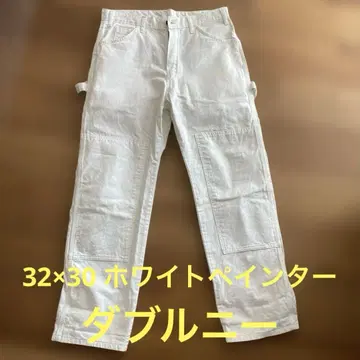 [ 32 x 30 ] Dickies 디키즈 화이트 페인터 더블니