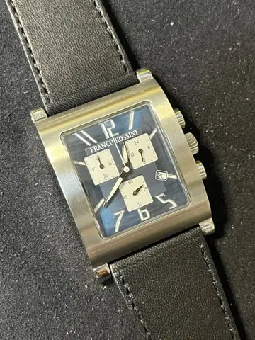 거의 미사용 프랑코 로시니 초중후 크로노그래프 남성용 손목시계